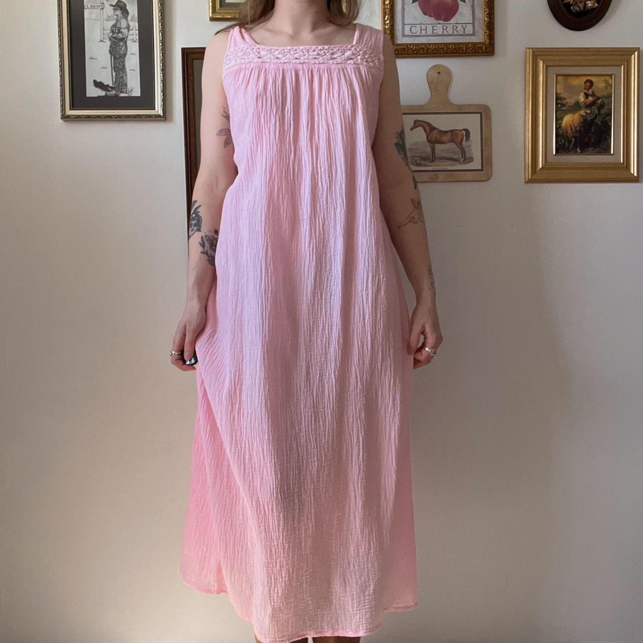 Bubblegum pink maxi dress (XXL)