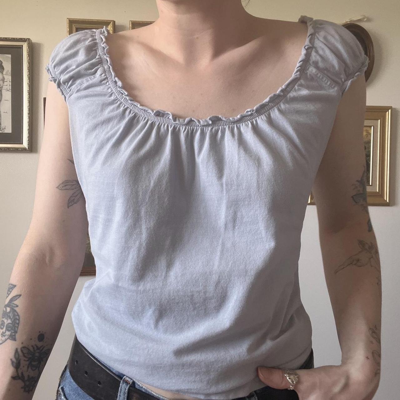 Romantic cloud blue top (M)