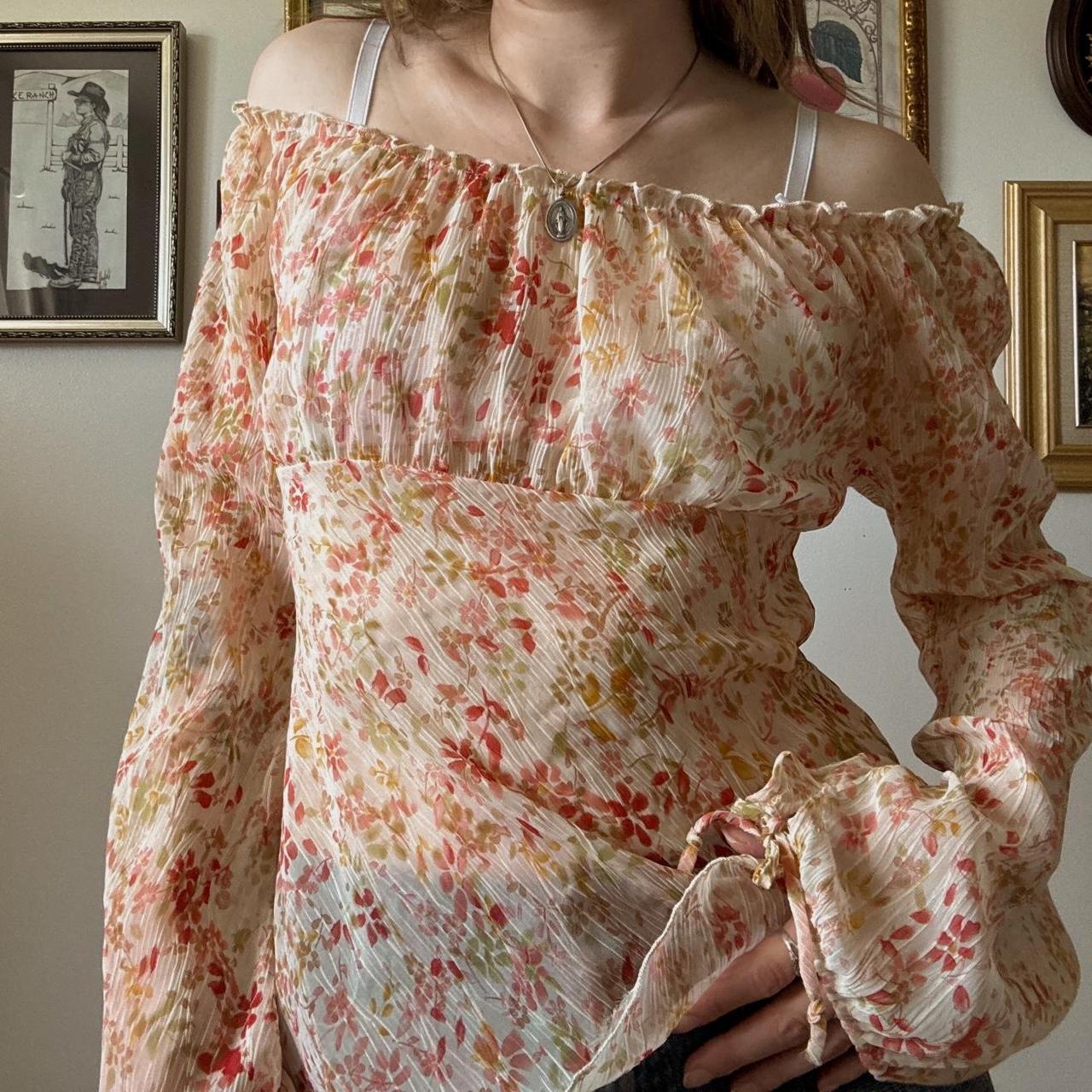 Fairy floral blouse (M)