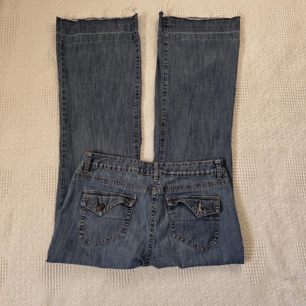 Mid rise wide leg jeans (M)