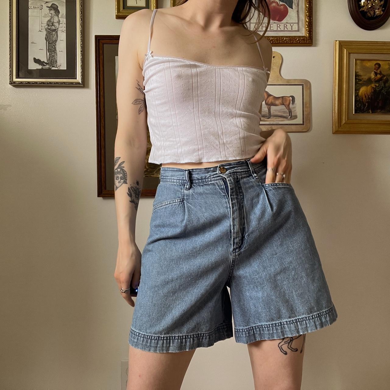 90s denim shorts (28")