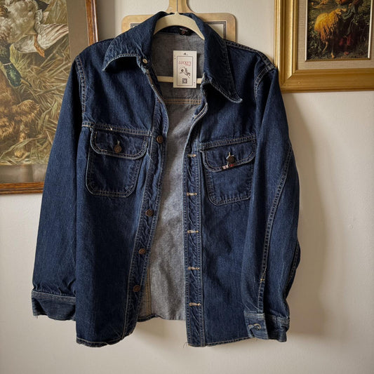 Vintage denim shacket (S)