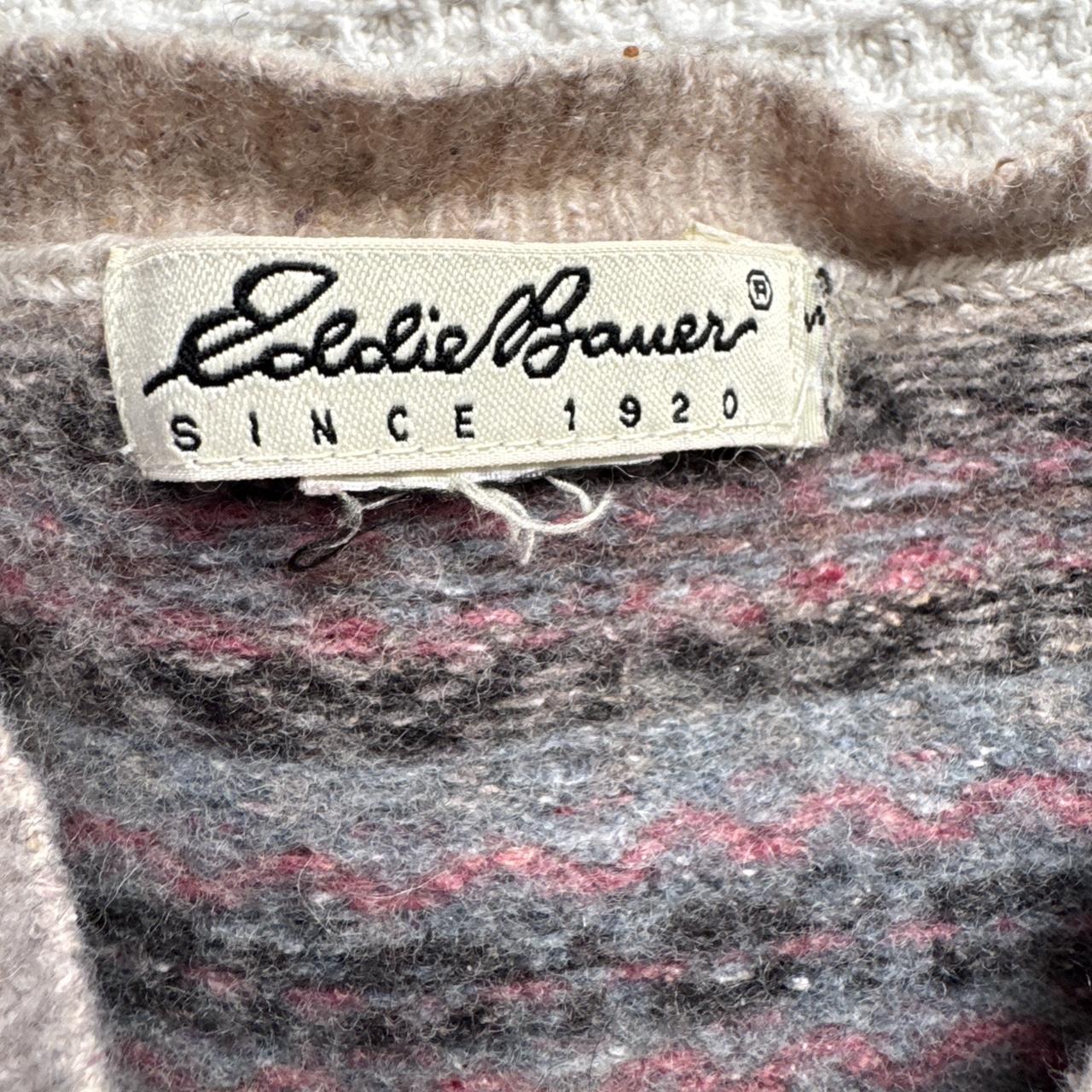 Vintage muted multi striped knit sweater (S)