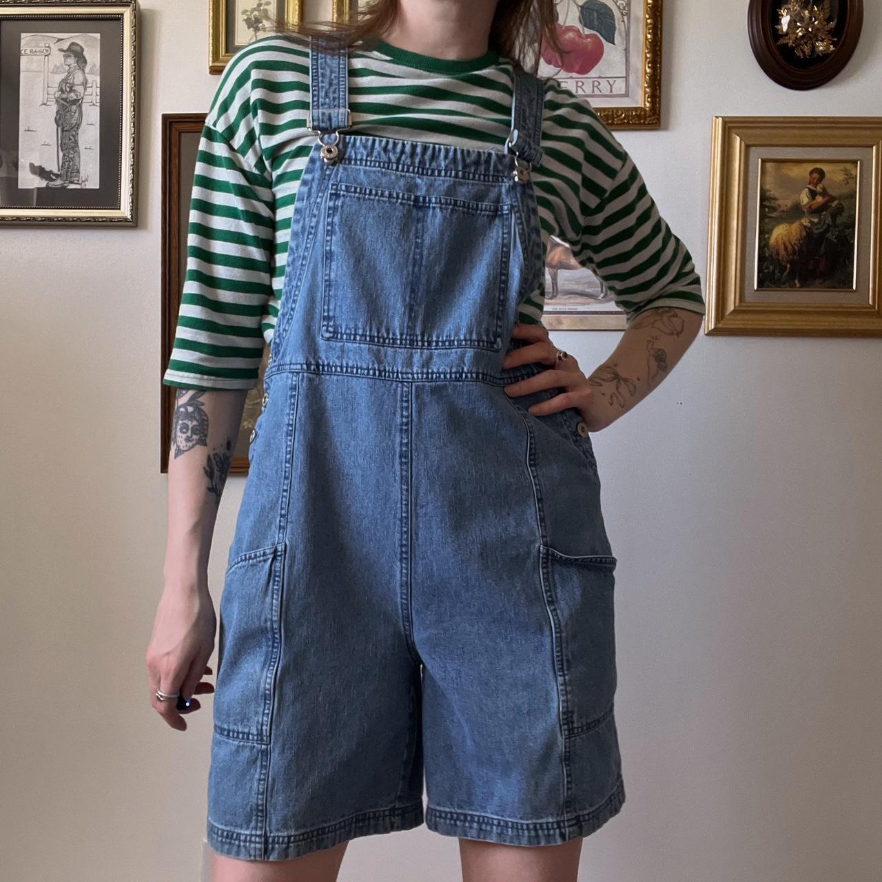 Vintage denim overalls (S)