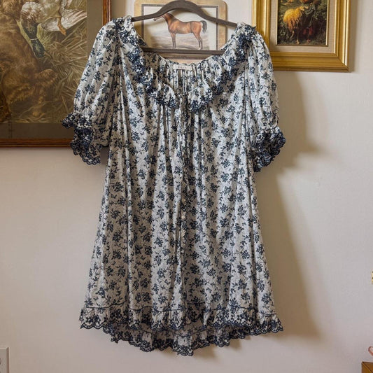 Doen songbird toile dress (S)