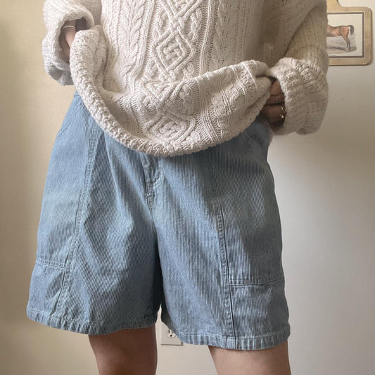 90s coastal striped shorts (XL)