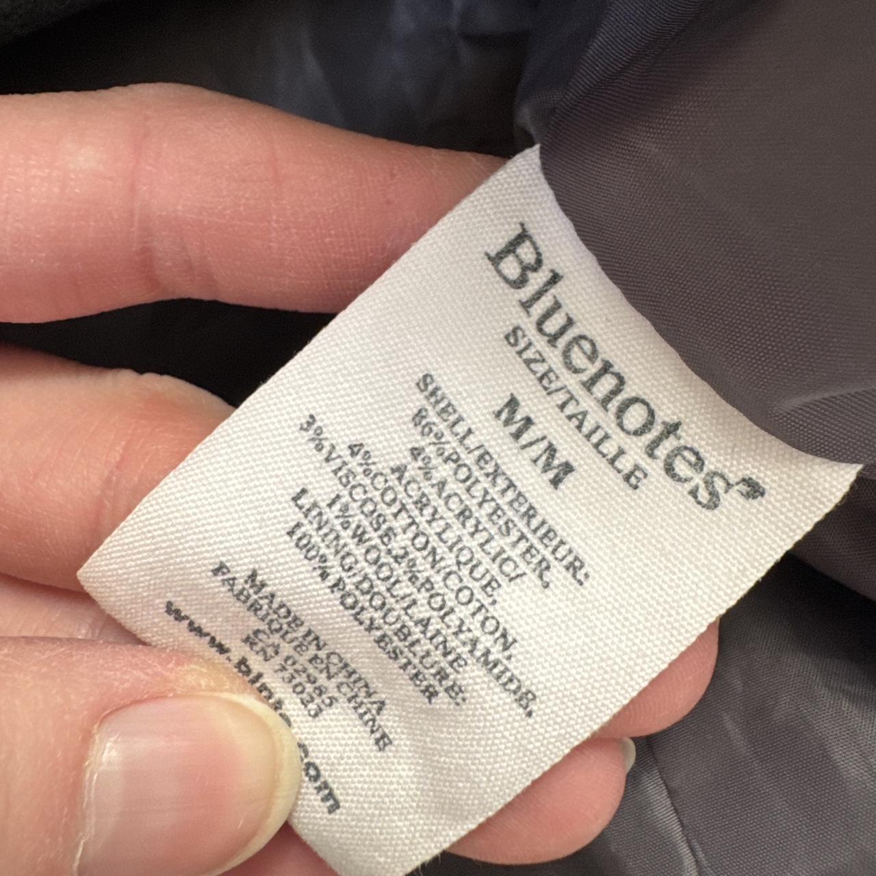 Grey funnel neck trench coat (M)