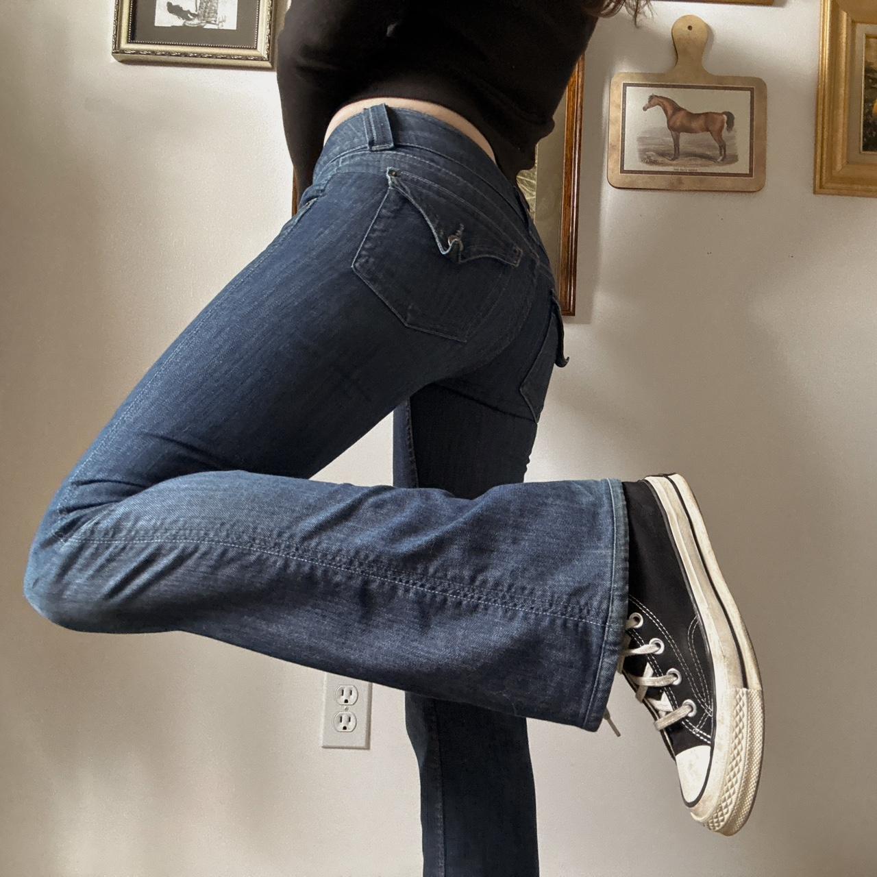 Low rise flare jeans (27")