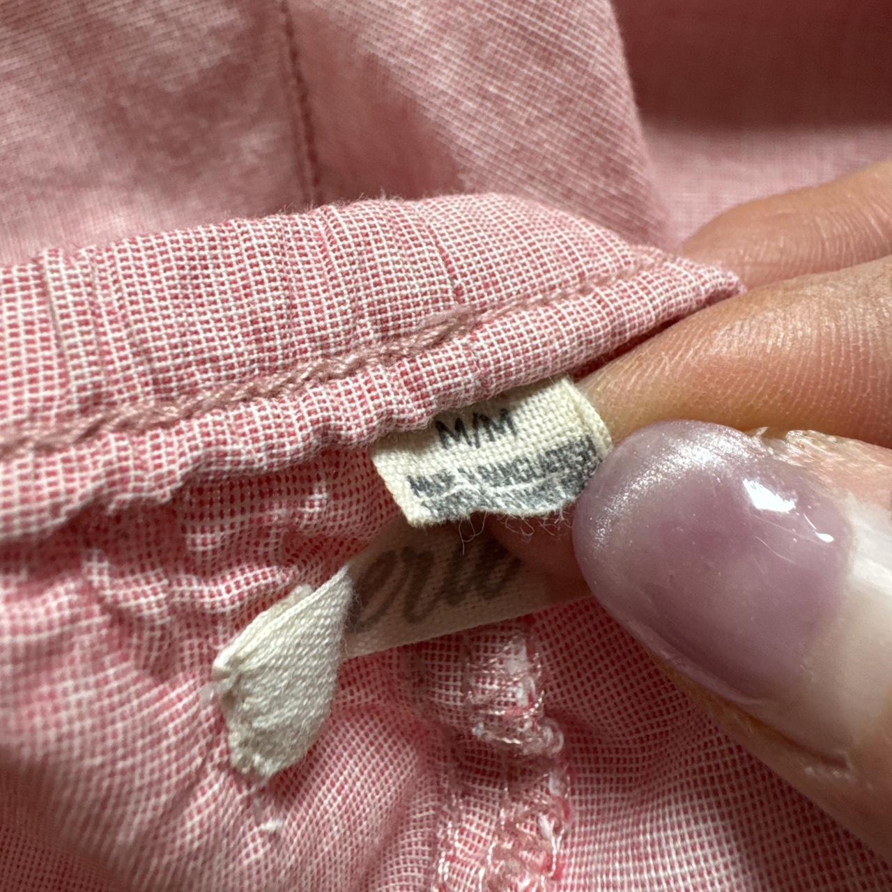 Pink cotton low rise boxer shorts (M)