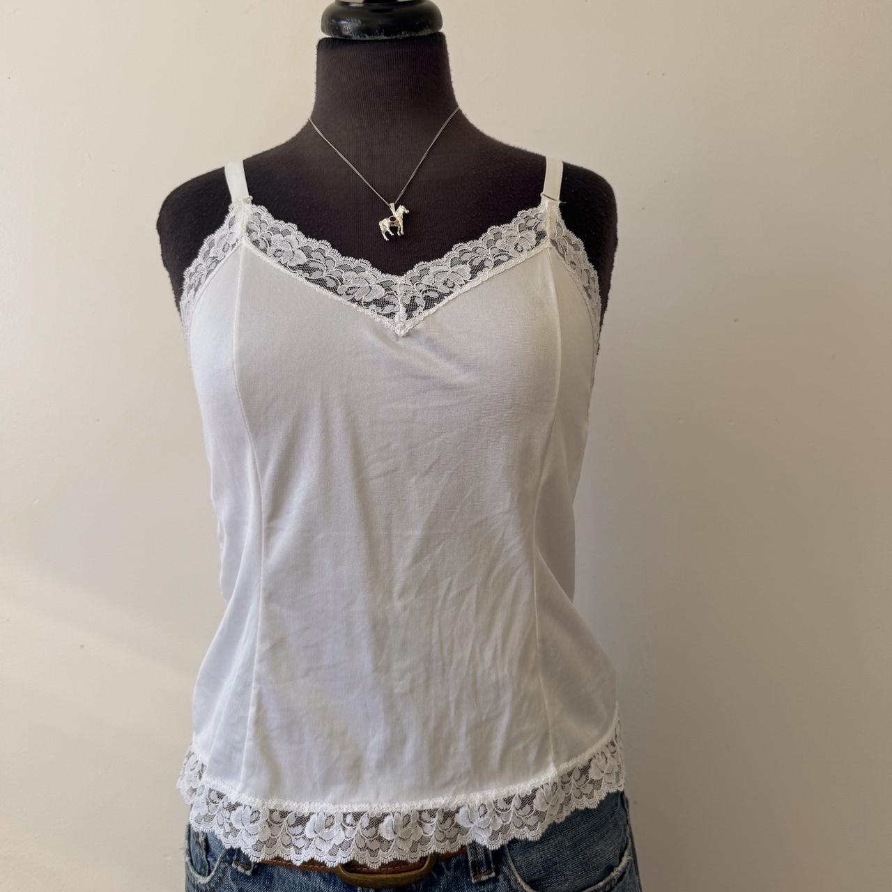 White lace cami top (S)