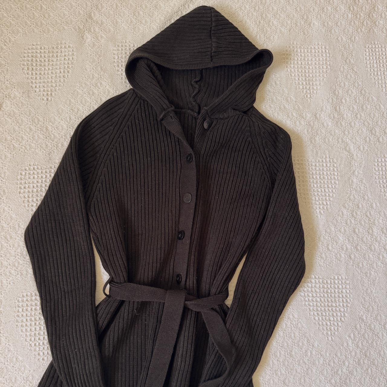 Y2K long knit cardigan (M)