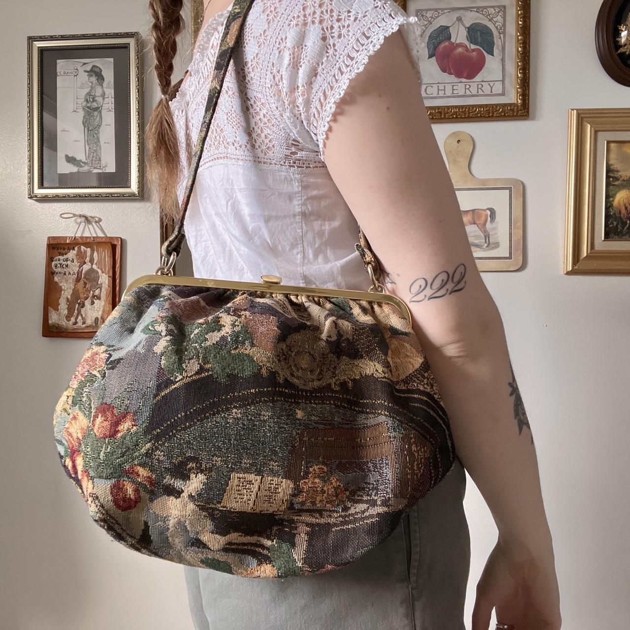 Vintage tapestry bag