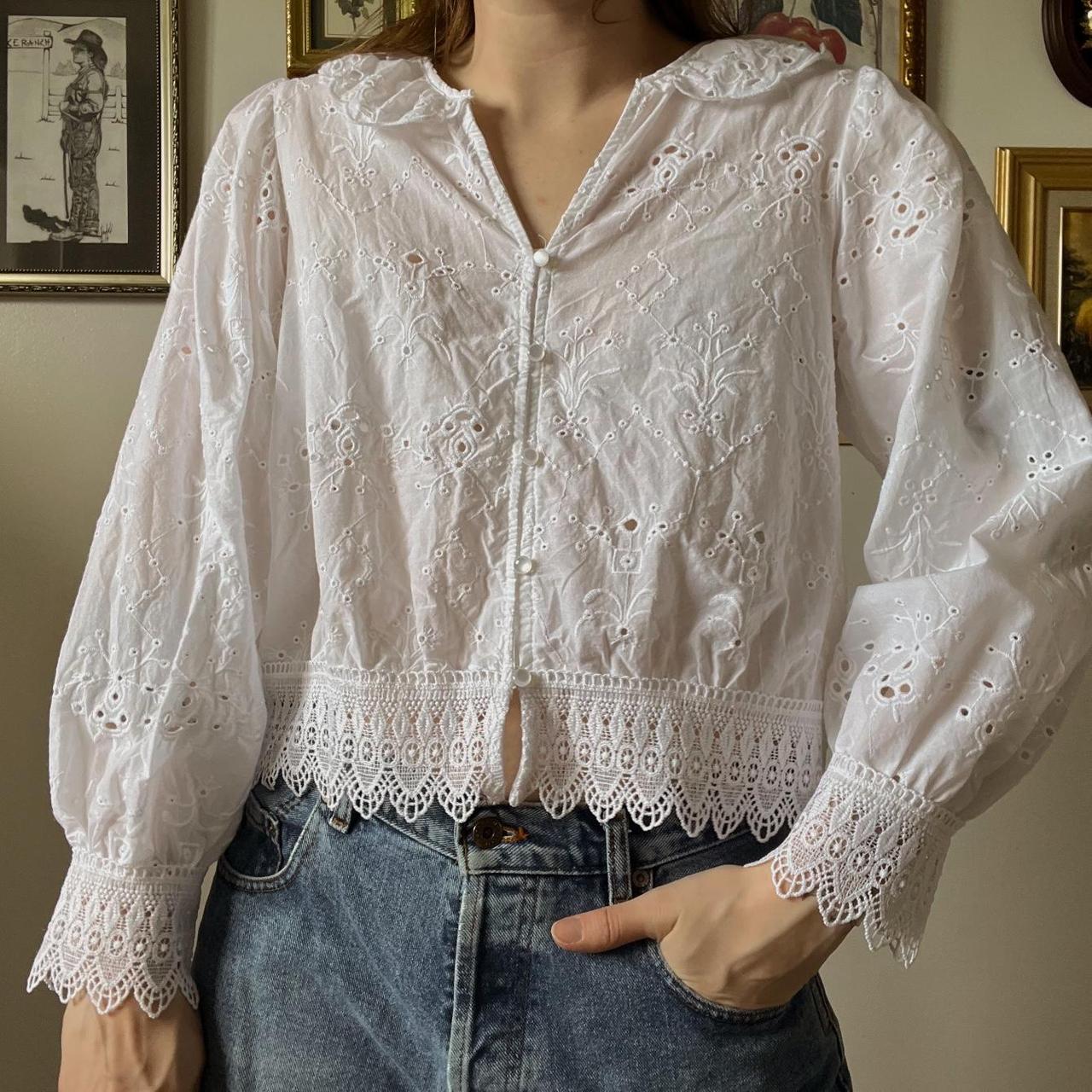 Cottage summer blouse (S/M)