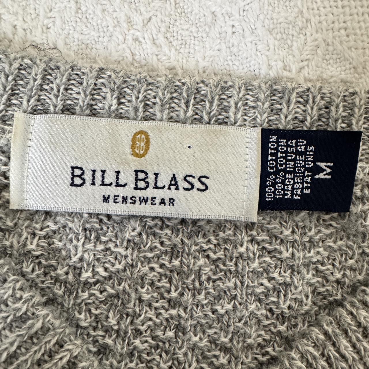 90s slouchy light grey knit sweater (XL)