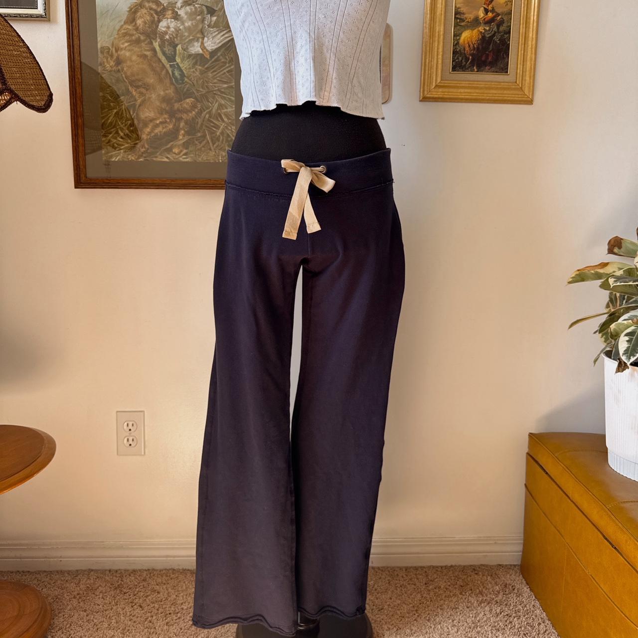 Navy low rise sweatpants (M)
