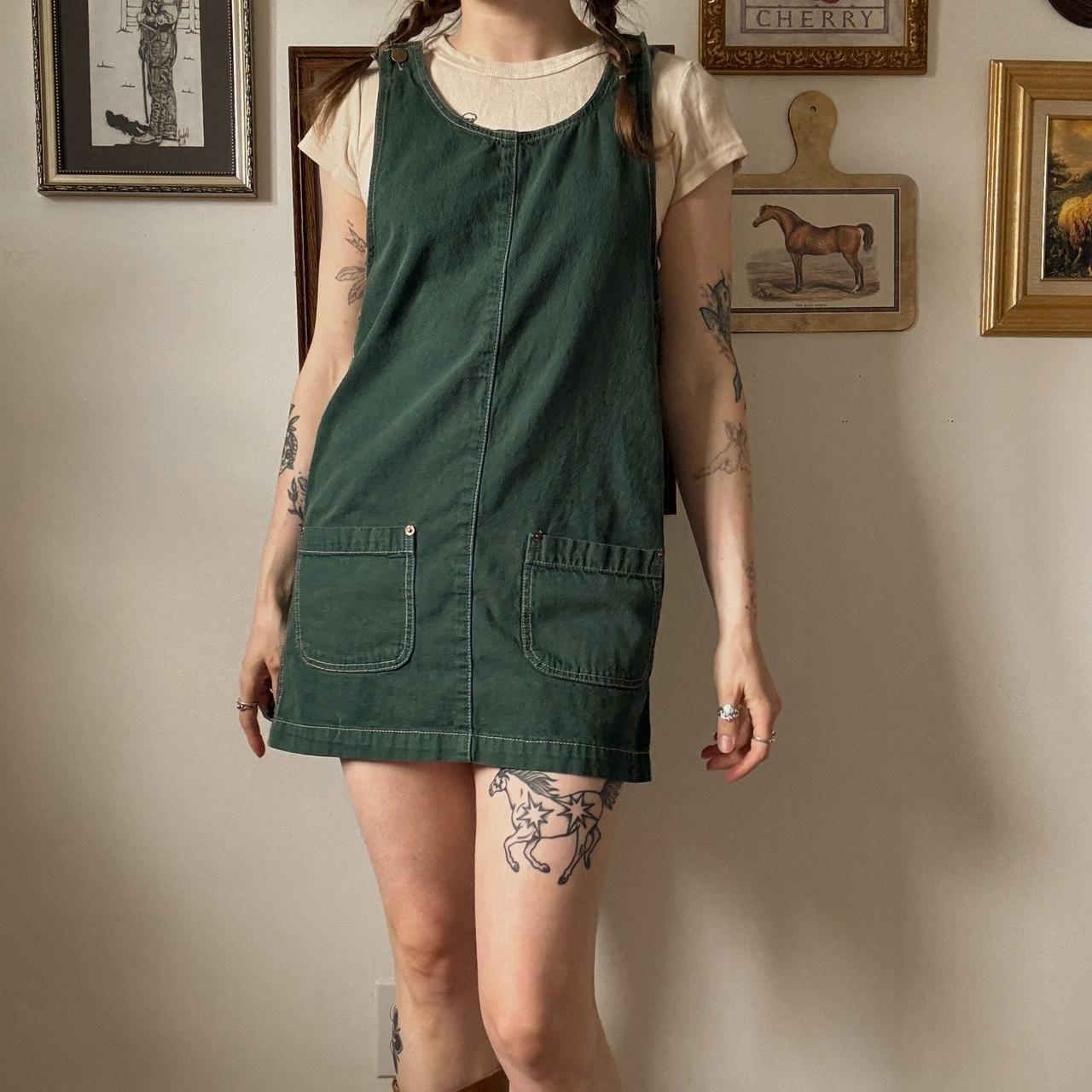 Vintage overall mini dress (XS)