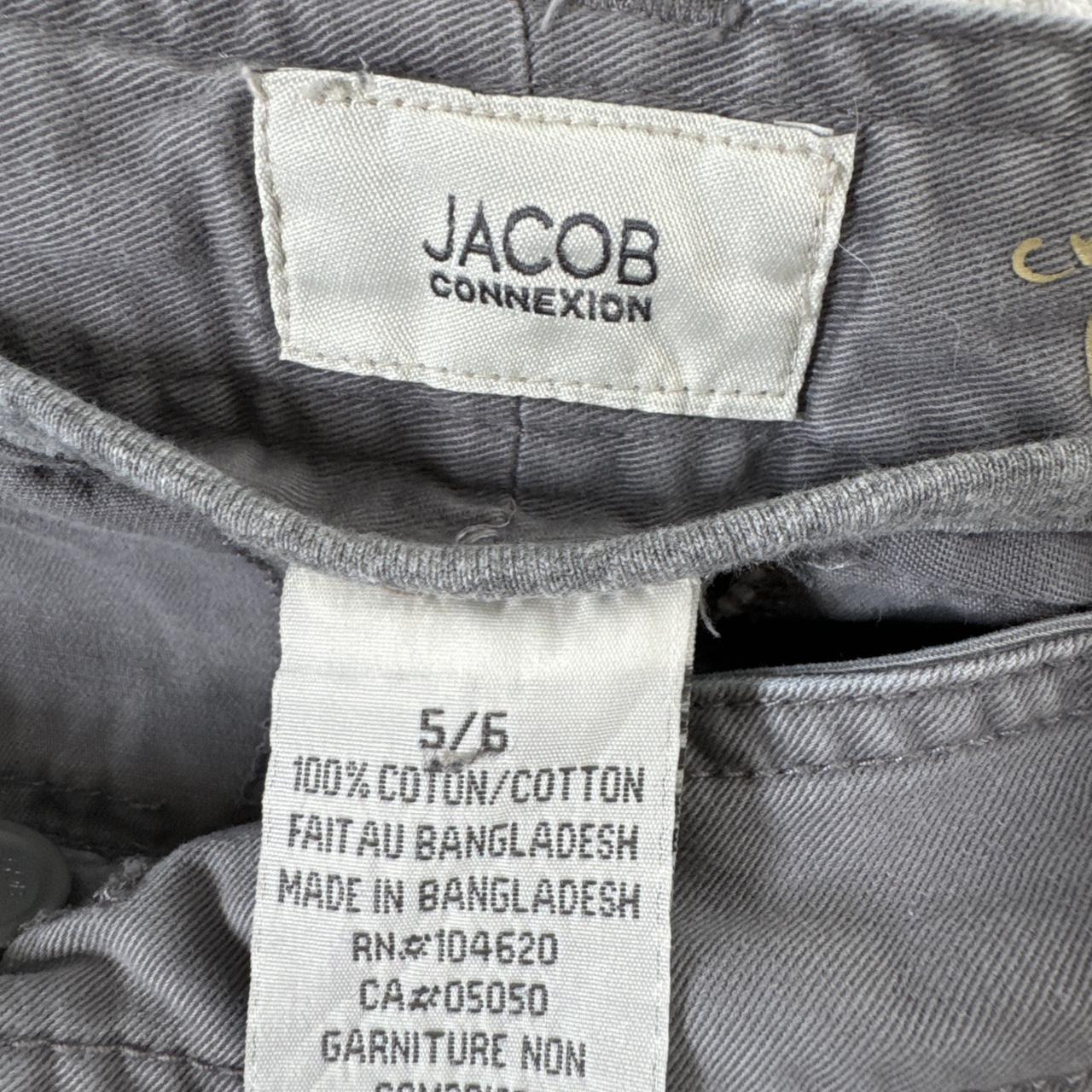 Grey low rise cargo pants (S)