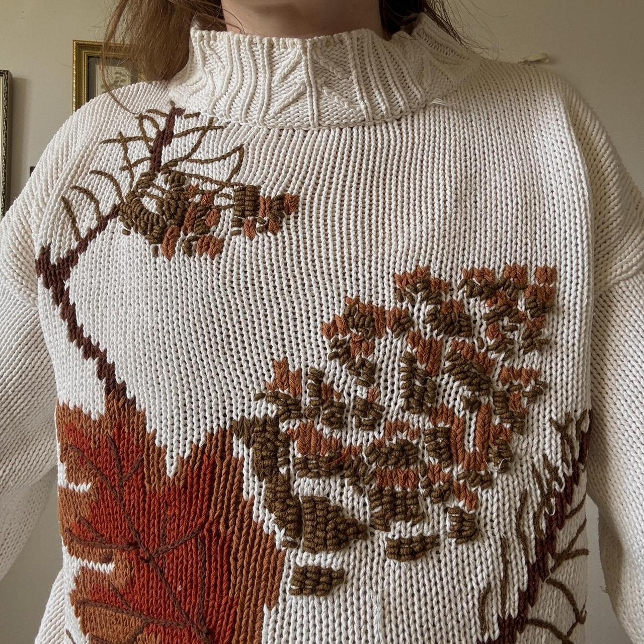 Autumnal knit sweater (S/M)