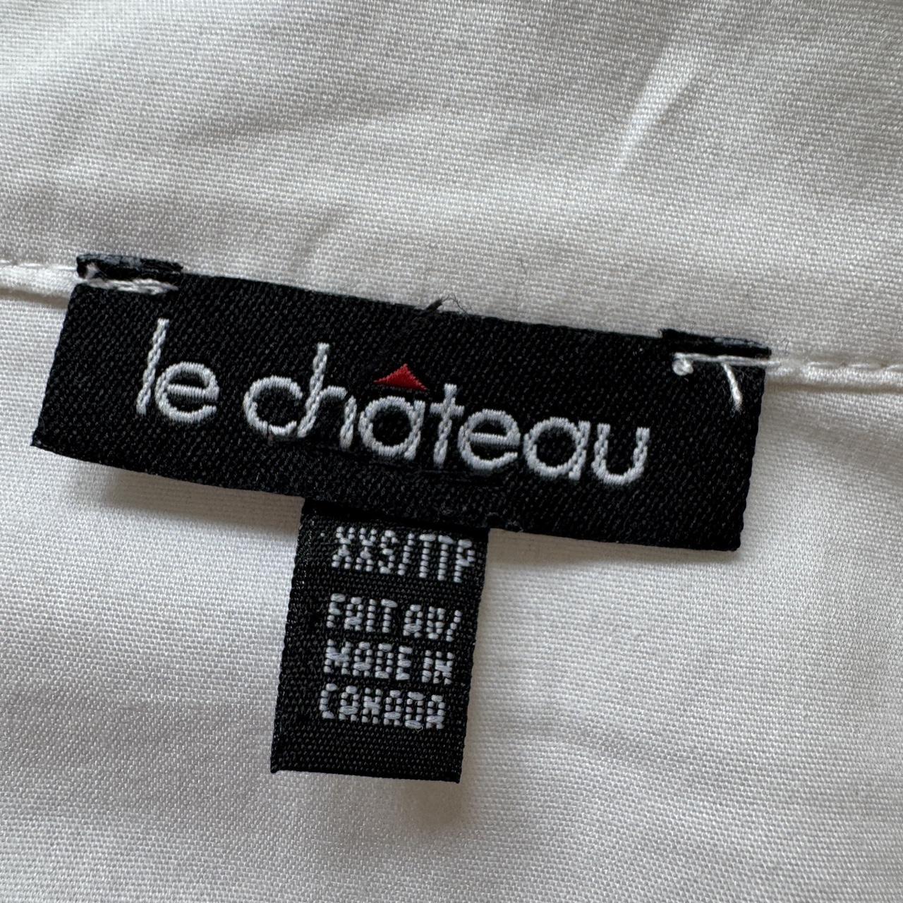 White y2k summer blouse (XXS)
