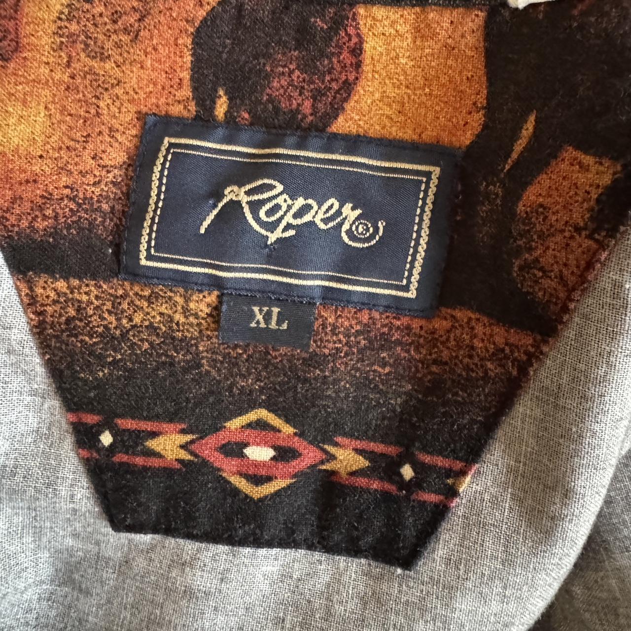 Wild horses snap button shirt (XL)