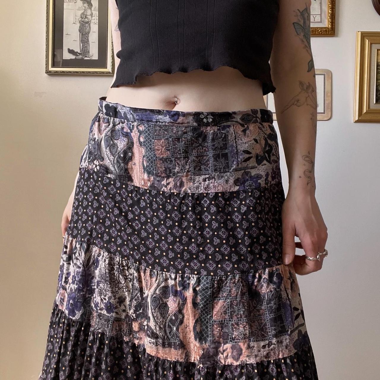 90s boho maxi skirt (31")