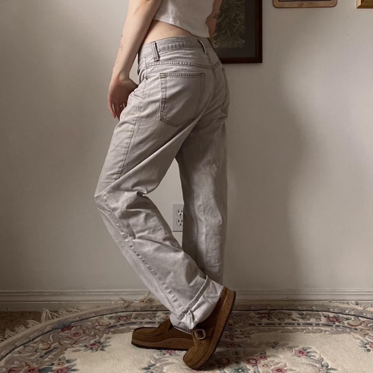 90s grey baggy jeans (33")