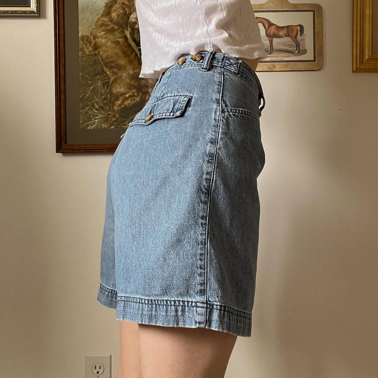 90s denim shorts (28")