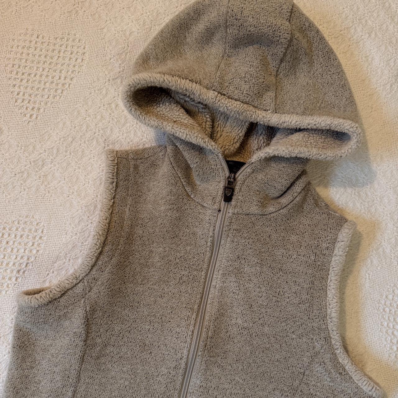 Soft fleece lined zip up vest (S)