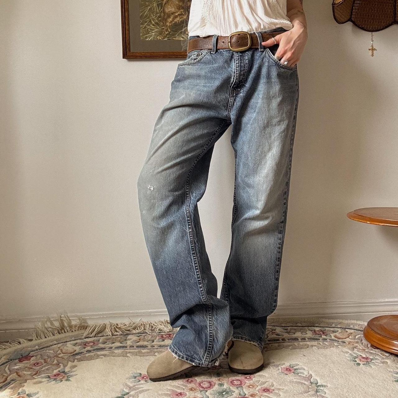 Distressed baggy jeans (34")