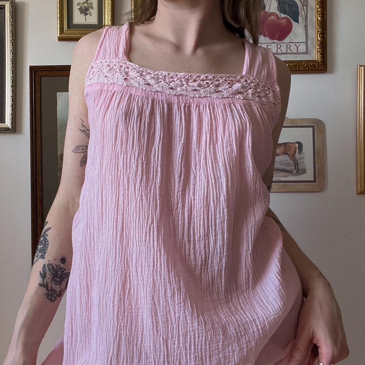 Bubblegum pink maxi dress (XXL)