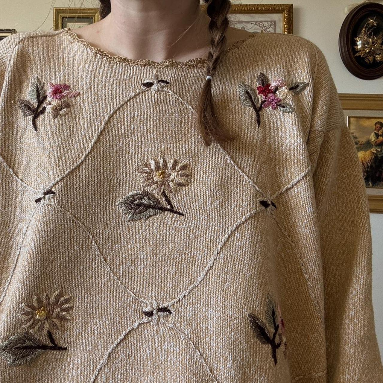 Cottage garden sweater (XL)