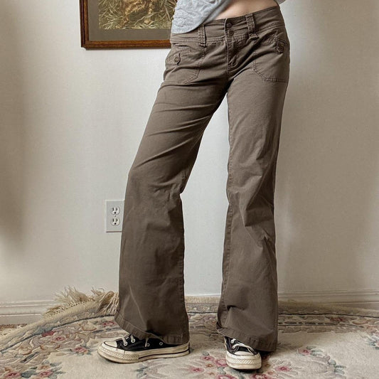 Low rise cargo pants (S)