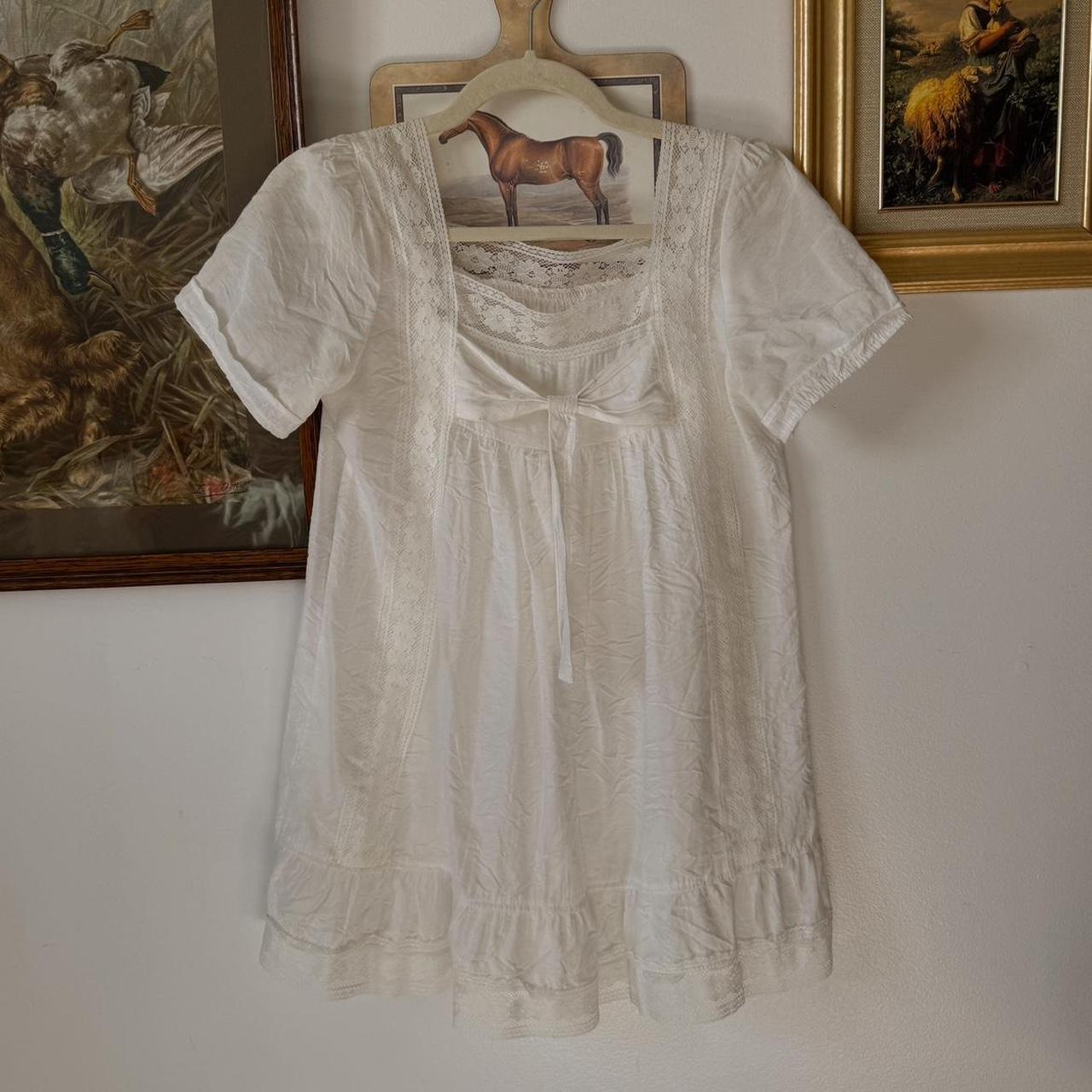 Ruffle lace babydoll top (XS/S)