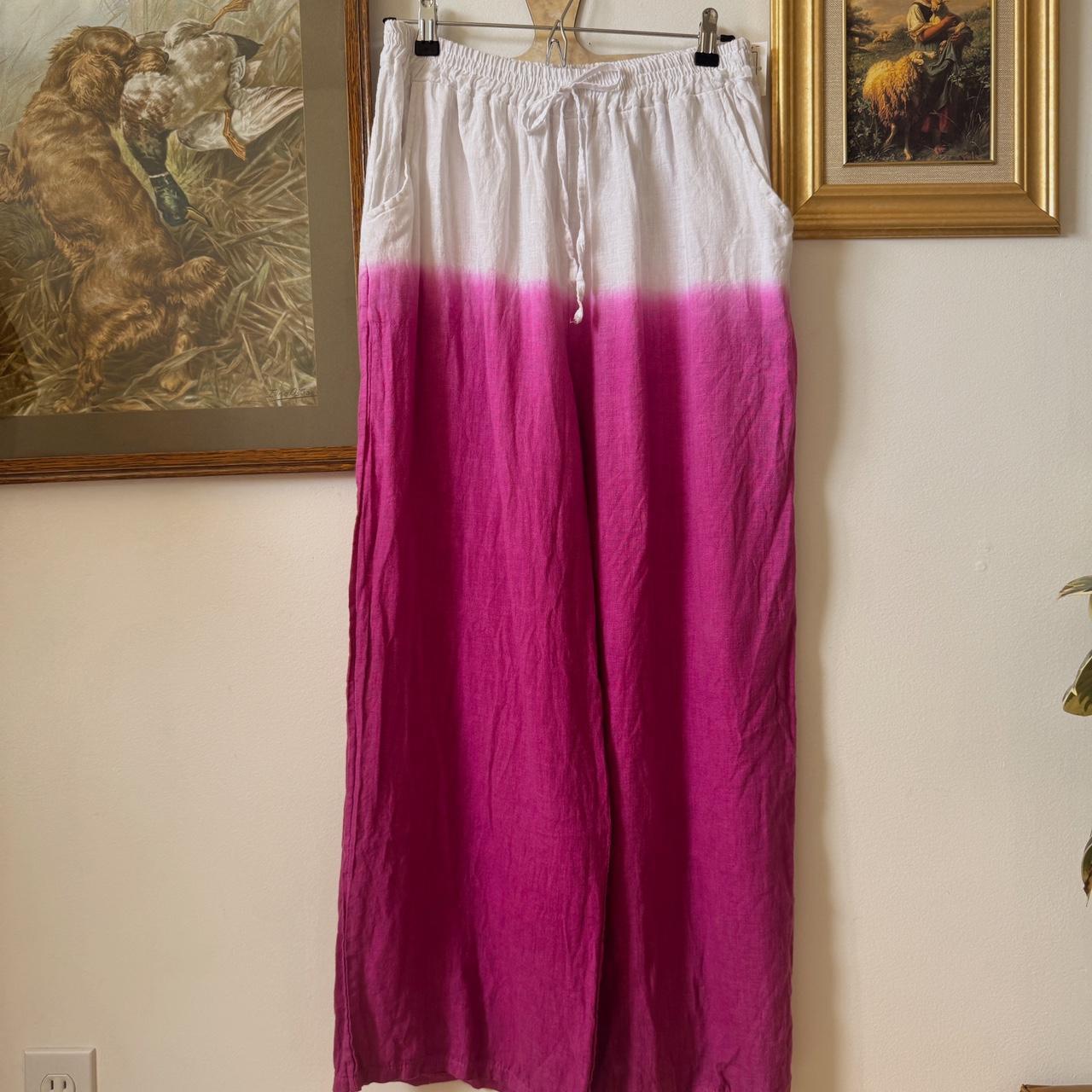 Wide leg linen pants (M/L)