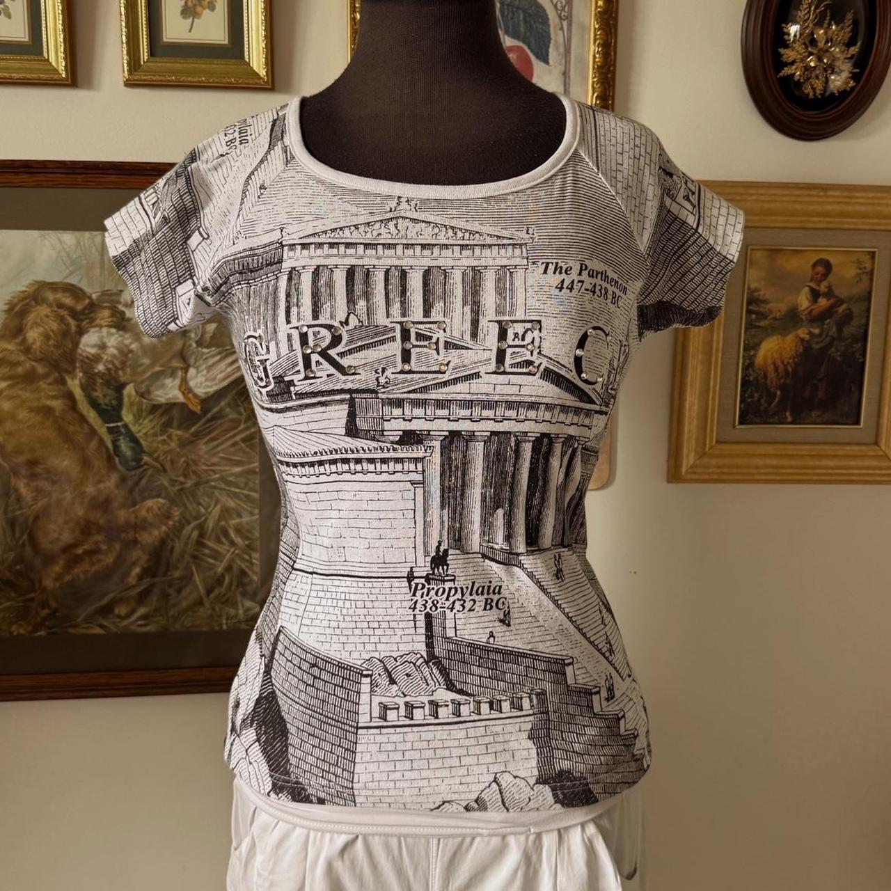 Vintage Greece baby tee (M)