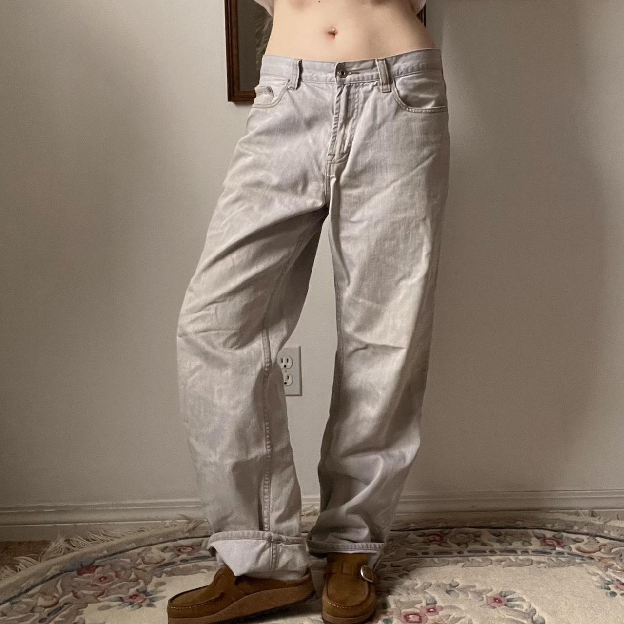 90s grey baggy jeans (33")