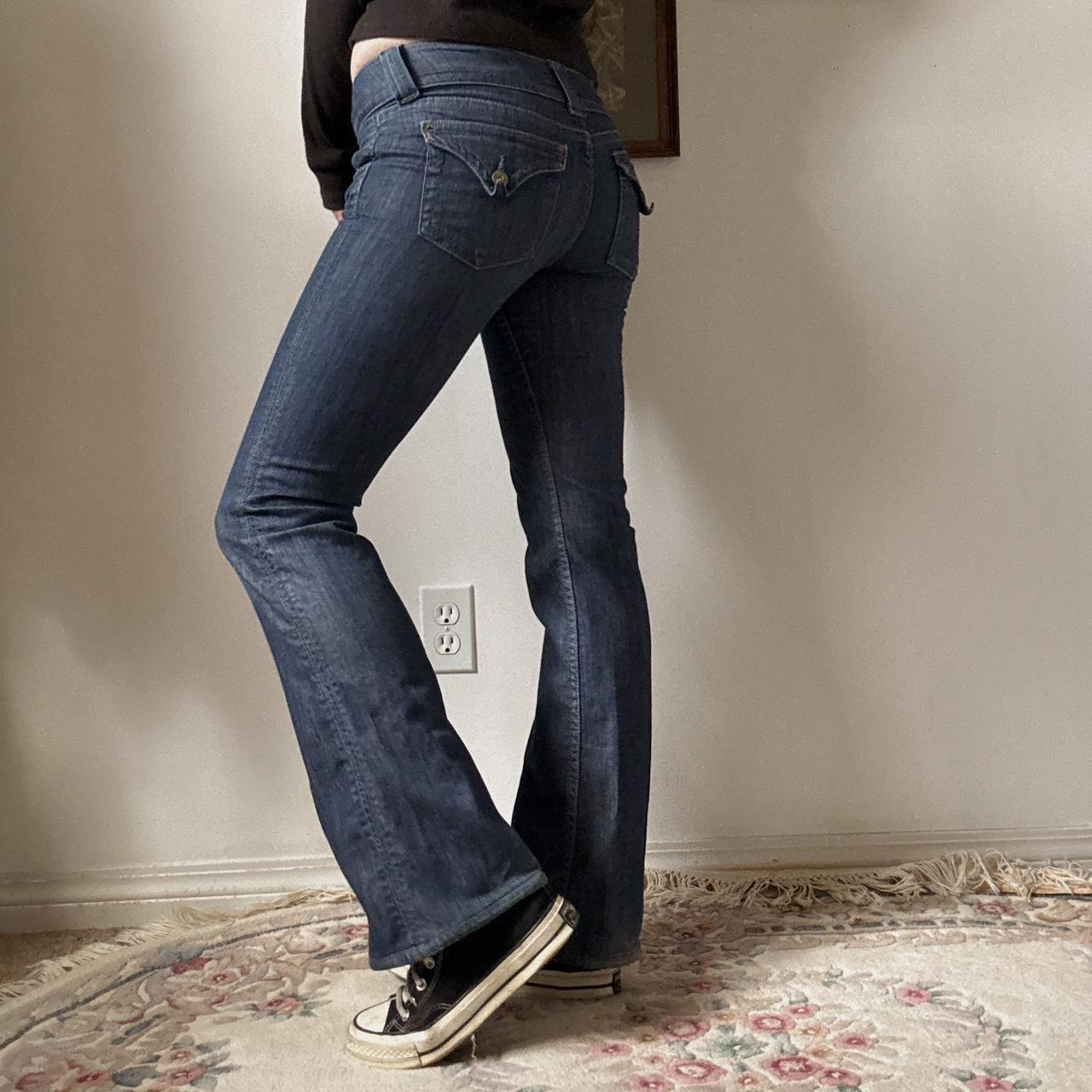 Low rise flare jeans (27")