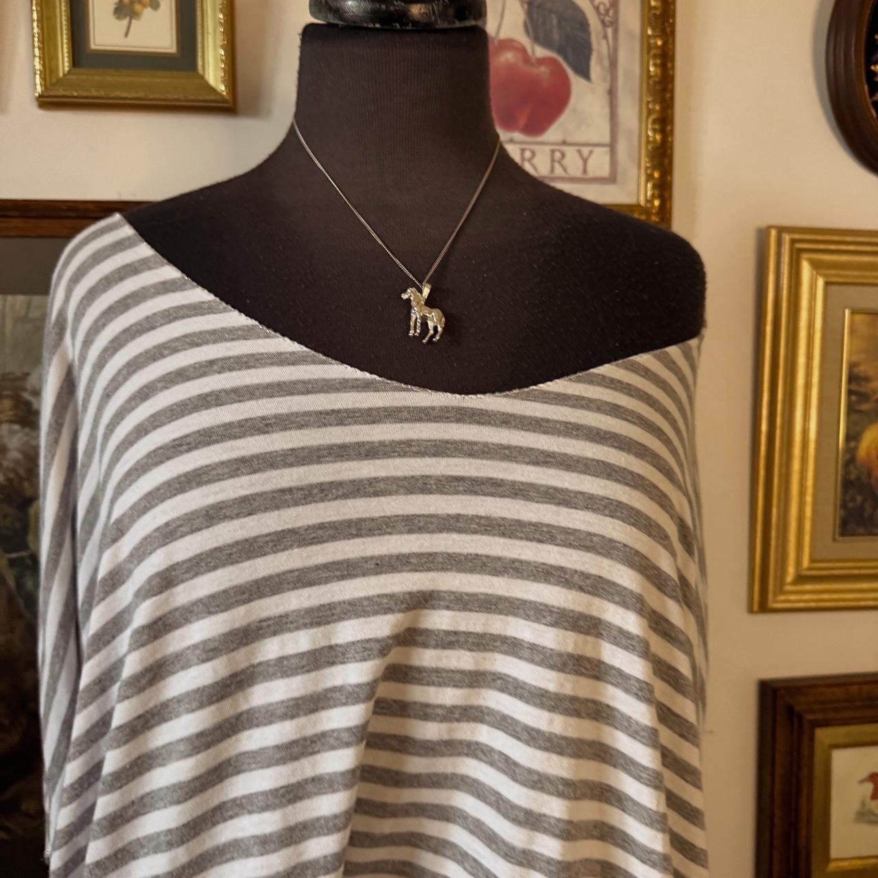 Slouchy striped top (S)