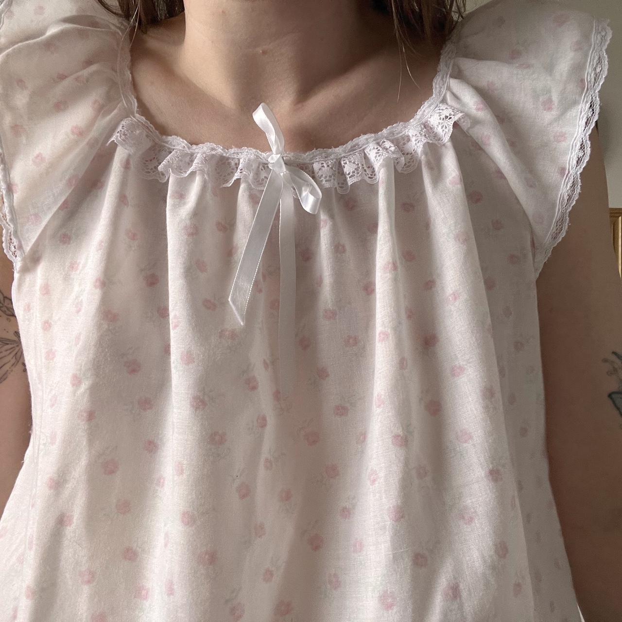 Babydoll floral top (M)