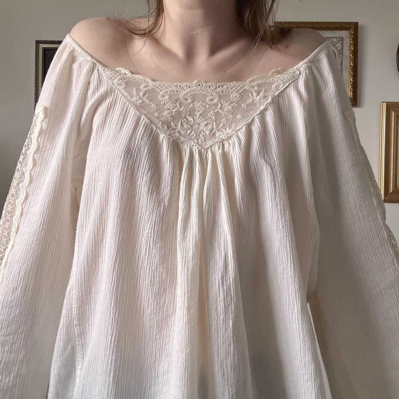 Lace boho fairy blouse (XL)