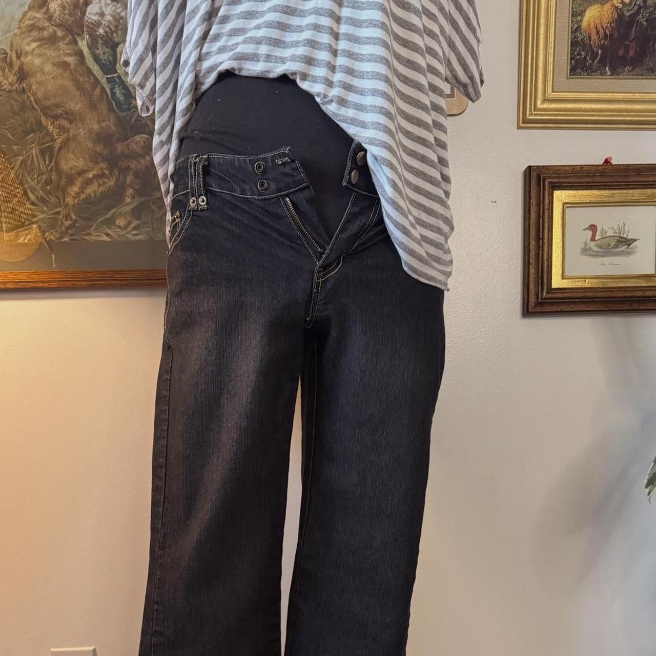 Y2K low rise bootcut jeans (S)