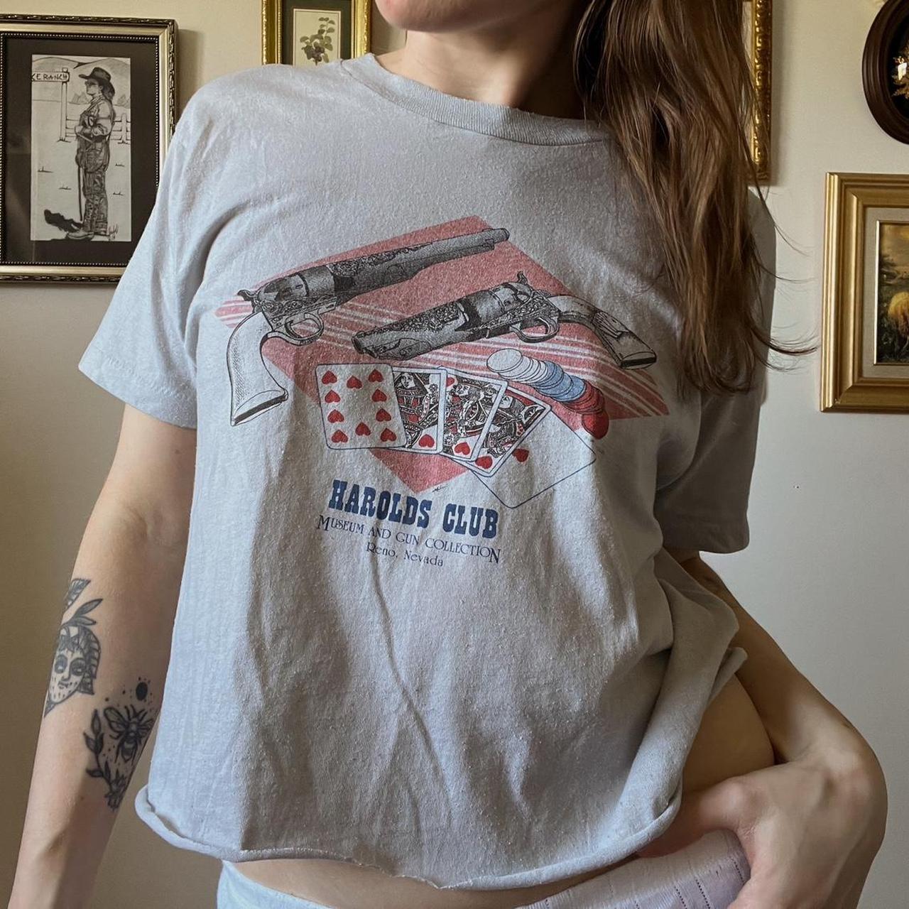 Vintage casino baby tee (M/L)