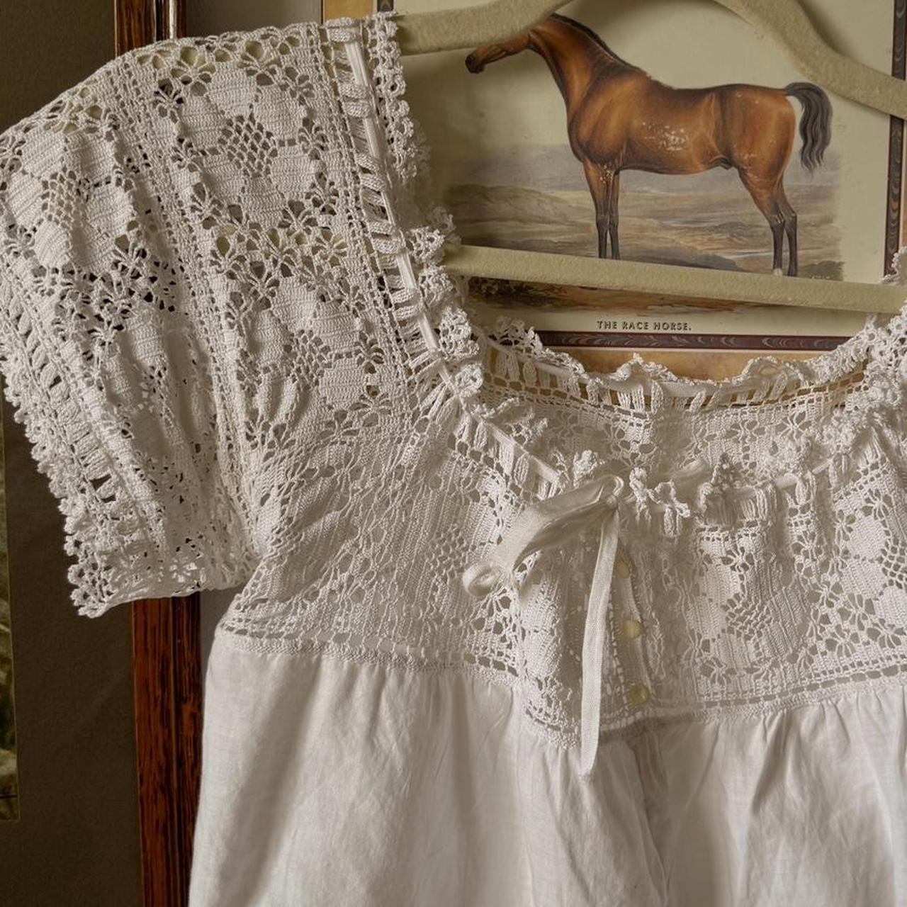 Antique edwardian blouse (XS)