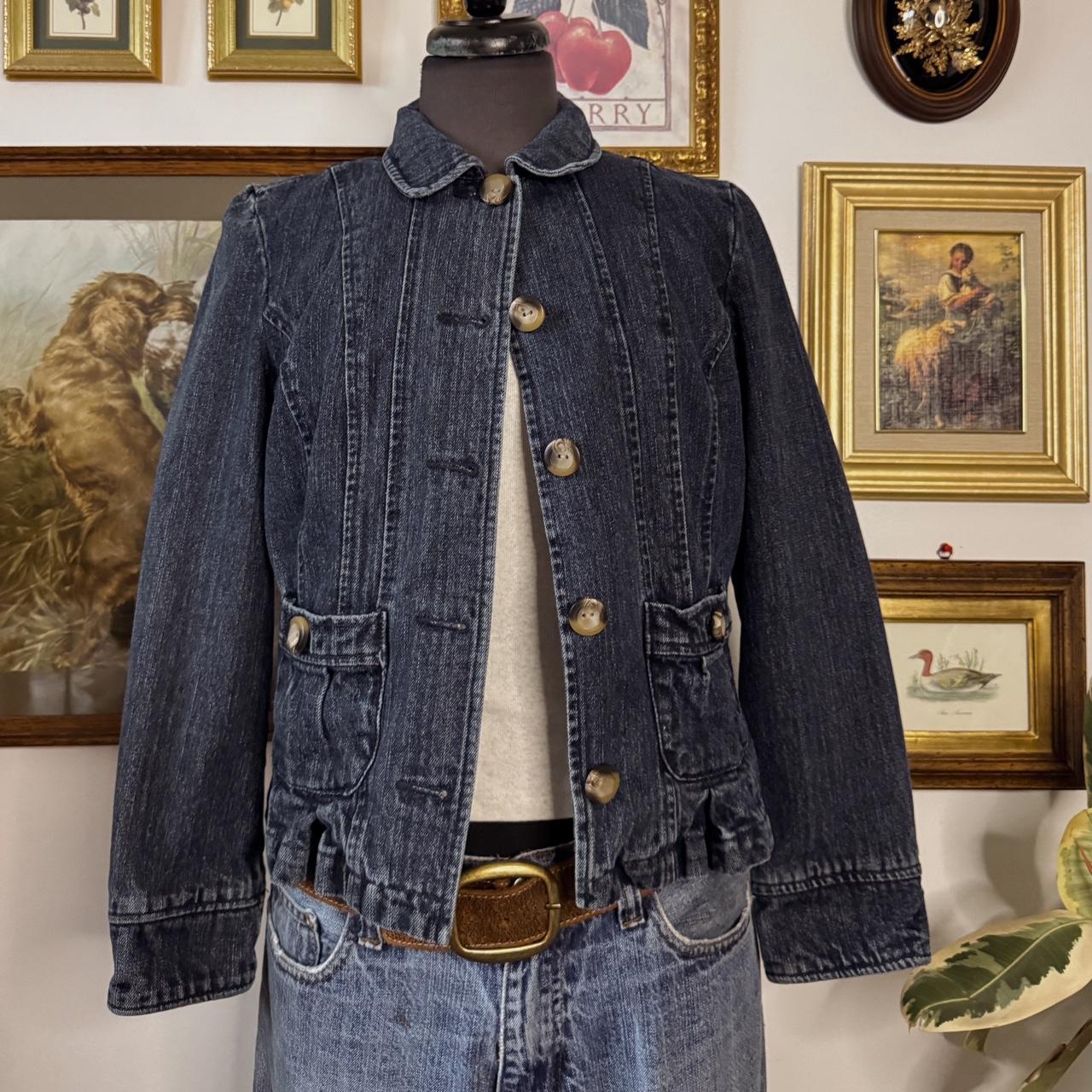 Dark wash denim jacket (S)