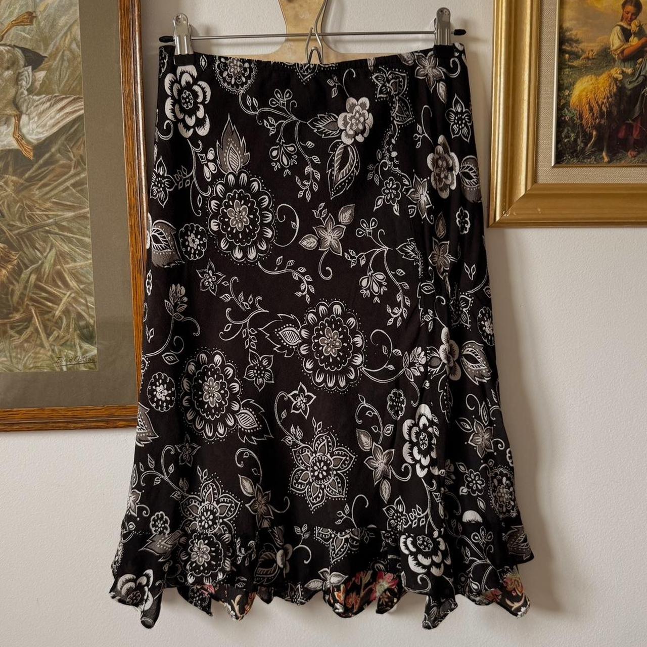 Fairy floral reversible skirt (S)