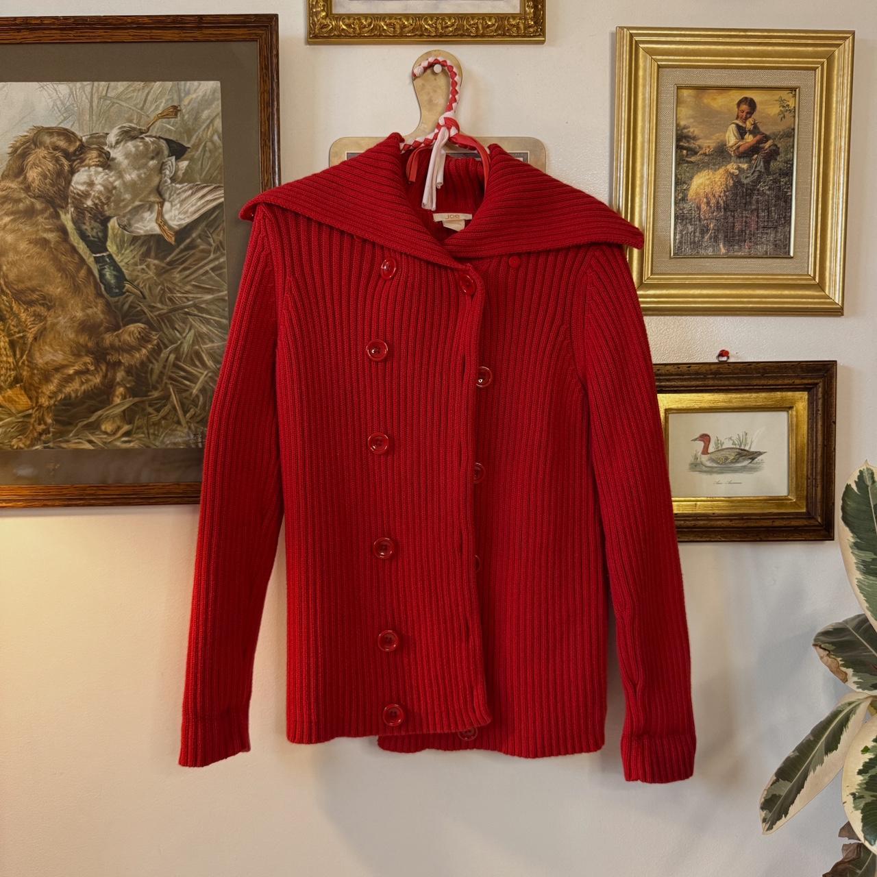 Y2K ribbed knit sweater (M)