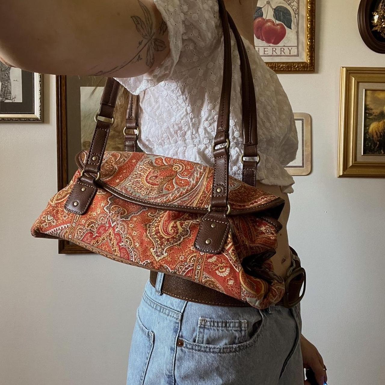 Paisley mini shoulder bag