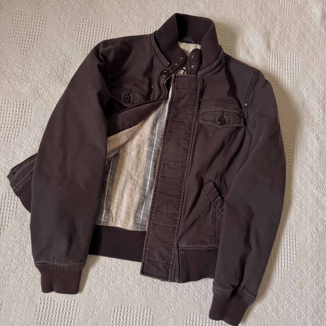 Grey y2k bomber jacket (S)