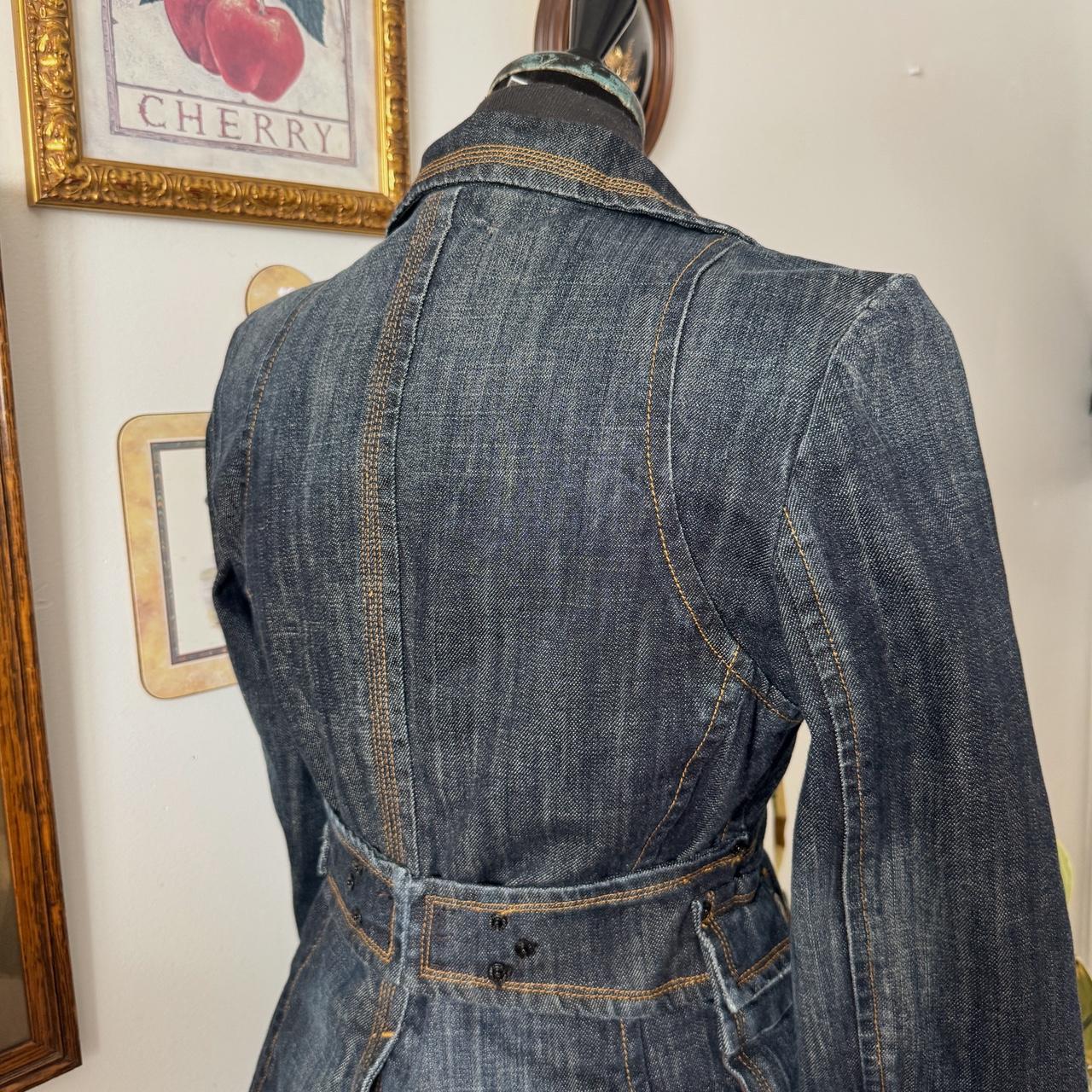 Y2K denim blazer jacket (S)