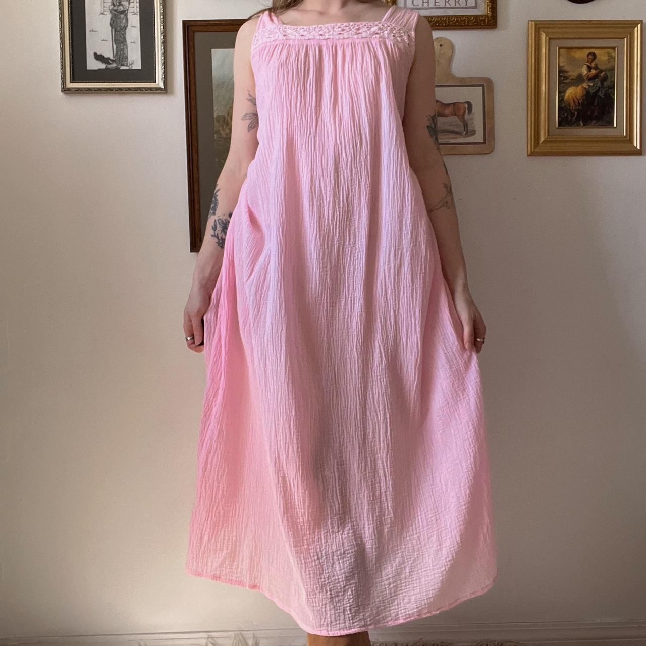 Bubblegum pink maxi dress (XXL)